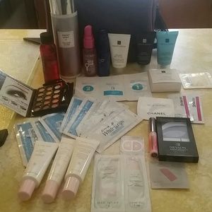 Random makeup haircare bodycare samples